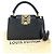 Borsa a tracolla Louis Vuitton Taurillon Capucines MM Black Nero - vista 2
