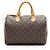 Borsa Louis Vuitton Monogram Canvas Speedy 30 Marrone - vista 3