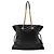 Sacola de couro acolchoado Saint Laurent Pochon com cordão Preto - vista 3