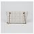Chanel Mini borsa a tracolla in tweed con catena Bianco - vista 4