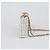 Chanel Mini borsa a tracolla in tweed con catena Bianco - vista 5