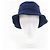 Cappello bucket in cotone ricamato logo H Hermès XS59 Blu Blu navy - vista 3