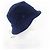 Cappello bucket in cotone ricamato logo H Hermès XS59 Blu Blu navy - vista 6