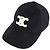 Céline Cappellino da baseball in cotone Triope Nero