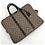 Gucci Borsa Tote porta documenti in PVC Marrone - vista 9