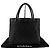 Chanel Gesteppte Caviar-Schultertasche mit silbernem Logo Schwarz