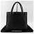 Chanel Gesteppte Caviar-Schultertasche mit silbernem Logo Schwarz - Ansicht 2