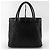 Chanel Gesteppte Caviar-Schultertasche mit silbernem Logo Schwarz - Ansicht 3
