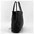 Chanel Gesteppte Caviar-Schultertasche mit silbernem Logo Schwarz - Ansicht 6