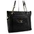 Chanel Borsa a tracolla Caviar Golden Ball Gold Chain Nero - vista 3
