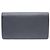 Saint Laurent Clutch con patta Monogram Blu - vista 3