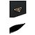 Prada Women's Triangle Logo Saffiano Cardholder Black - view 4