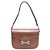 Gucci Borsa a tracolla e borsa a spalla in pelle marrone con morsetto