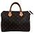 Louis Vuitton Speedy Tote Bag aus Monogram Canvas Braun - Ansicht 2