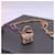 Collier Hermès Constance en or rose 18k Doré  - vue 3