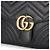 Gucci Borsa a spalla e a mano GG Marmont Matelassé con manico superiore DTDIT Black Nero - vista 4