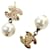 Chanel Orecchini CC con perle a goccia Rosa  - vista 6