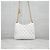 Chanel Borsa Hobo con catena e tasca Medium Patent White Bianco - vista 3