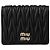 Miu Miu Cartera bi-fold Matelassé Black AFPP Negro