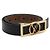 Louis Vuitton Cinturón reversible para mujer Monogram Dauphine Negro - vista 3