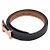 Hermès Cinturón reversible para mujer Swift Epaisse con hebilla oro rosa Castaño - vista 2