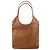 Miu Miu Leder-Tote-Bag Cognac Braun