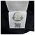 Moncler Cardigã acolchoado masculino em malha de algodão tricotada preto e azul marinho - vista 14