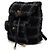 Chanel Black Wool Tweed Gold Metal Chain Duma Backpack - view 3