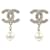 Chanel Orecchini Classic CC Pearl Drop Giallo  - vista 1