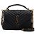 Saint Laurent Borsa Tote Monogram Matelassé Medium, Borsa a Tracolla e a Spalla Black Gold Nero