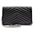 Saint Laurent Borsa a tracolla Monogram Cassandra Chain Nero - vista 3