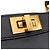 Fendi I SEE U Peekaboo Small Borsa a mano in pelle nera Nero - vista 7