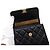 Chanel Borsa Tote in pelle d'agnello nera con manico superiore e logo CC dorato Nero - vista 5