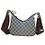 Gucci Borsa a tracolla piccola Attache GG Supreme Canvas Brown Marrone - vista 12