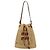 Miu Miu Mini bolso de hombro de crochet de rafia tejida sin usar