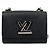 Louis Vuitton Twist PM Schultertasche aus schwarzem Épi-Leder