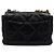 Chanel Borsa Tote con patta e borsa a tracolla con catena, Nero, Large - vista 5