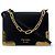 Prada Borsa Camera Crossbody Mini in Saffiano con Catena Nera Nero - vista 2