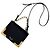 Prada Borsa Camera Crossbody Mini in Saffiano con Catena Nera Nero - vista 9