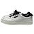 Chanel Sneakers Tennis in vitello con lacci Bianco - vista 3