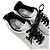Chanel Sneakers Tennis in vitello con lacci Bianco - vista 6