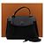 Louis Vuitton Borsa Tote e Borsa a Tracolla Lockme Ever MM in Noir Black Nero