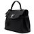 Louis Vuitton Borsa Tote e Borsa a Tracolla Lockme Ever MM in Noir Black Nero - vista 3