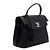 Louis Vuitton Borsa Tote e Borsa a Tracolla Lockme Ever MM in Noir Black Nero - vista 4