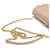 Saint Laurent Borsa a tracolla Monogram Envelope Chain Small Marrone - vista 5