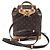 Louis Vuitton Monogram Montsouris Rucksack PM Braun - Ansicht 3