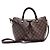 Borsa a mano Louis Vuitton Damier Sienna PM Marrone - vista 3