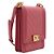 Le Boy Chanel Bolsa de ombro retangular Boy North South em couro rosa com corrente e chevron - Ansicht 4