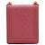 Le Boy Chanel Bolsa de ombro retangular Boy North South em couro rosa com corrente e chevron - Ansicht 5