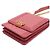Le Boy Chanel Bolsa de ombro retangular Boy North South em couro rosa com corrente e chevron - Ansicht 9